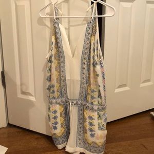 BCBG patterned romper